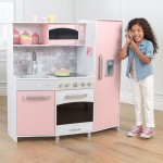 Bucatarie moderna roz mare de joaca - Large Play Kitchen Kidkraft Pink Bucatarie moderna roz mare de joaca - Large Play Kitchen Kidkraft Pink